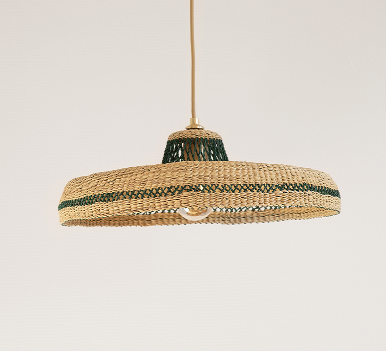 Hatter sara efia reddin suspension pendant light  golden editions hatter natural herb  design signed nedgis 103902 product