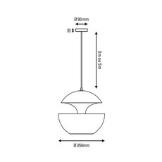 Here comes the sun 350 bertrand balas suspension pendant light  dcw hcs 350 wh wh  design signed nedgis 136101 thumb