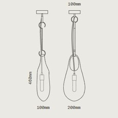 Hold 18  suspension pendant light  sklo studio lt262  design signed 168855 thumb