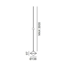 Horizon sans rosace  suspension  il fanale 294 01 mm  design signed nedgis 213104 thumb