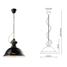 Industrial c1710 studio ferroluce suspension pendant light  ferroluce c1710 vin  design signed nedgis 176427 thumb