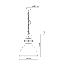 Industrial c1750 quel designer  suspension  ferroluce c1750 viv  design signed nedgis 187961 thumb