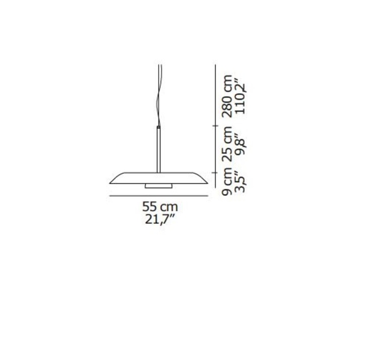 Iride 878 quel designer studio bellucci mazzoni progetti suspension  oluce 878 bi  design signed nedgis 195481 product