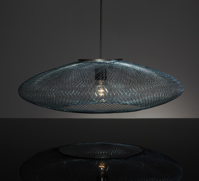 Iridescent black medium  suspension pendant light  atelier robotiq iridescentblack medium  design signed 43023 product