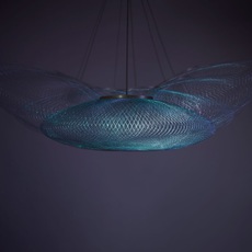 Iridescent black medium  suspension pendant light  atelier robotiq iridescentblack medium  design signed 43025 thumb