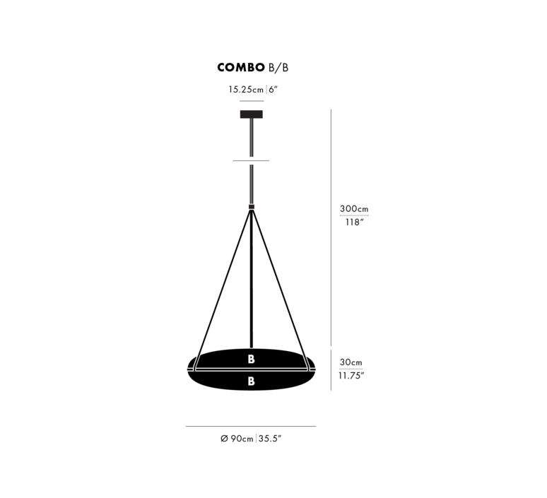 Iris b b caine heintzman  suspension pendant light  andlight iri 90 p b b bk 27 010 230  design signed nedgis 151081 product