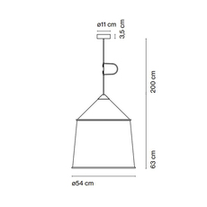 Jaima 54 ip65 joan gaspar suspension pendant light  marset a683 017  design signed nedgis 116006 thumb