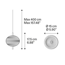 Jefferson cluster 5 pieces avec rosace  suspension  lodes 16821 5027 x3 16822 5027 x2 r04l05 1000  design signed nedgis 207218 thumb