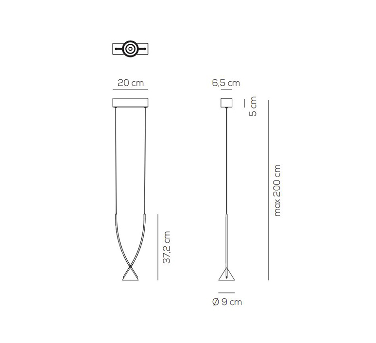 Jewel 01 variable yonoh estudio creativo suspension pendant light  axolight spjewd01neneled  design signed nedgis 121271 product