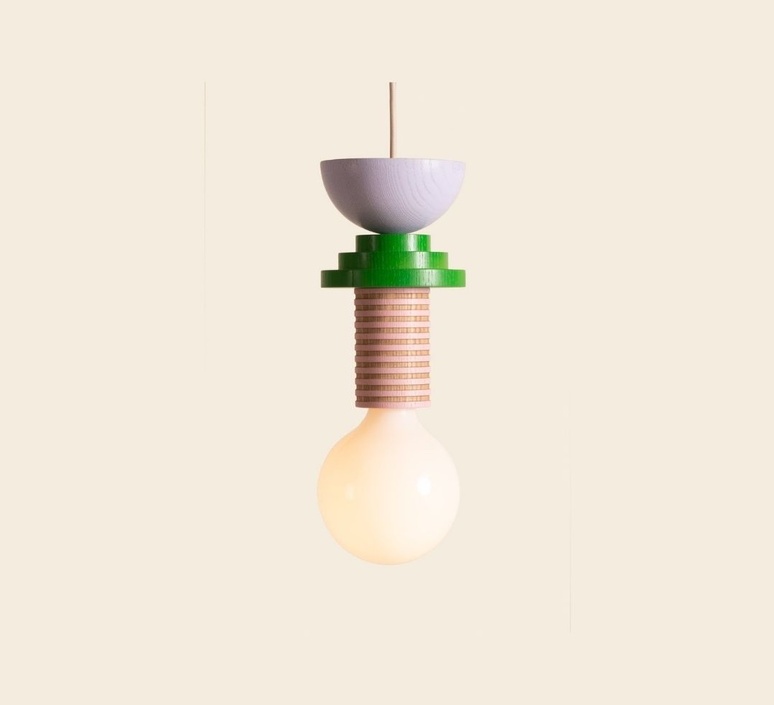 Junit gelato studio schneid suspension pendant light  schneid junit gelato bonbon fern orchid  design signed nedgis 140845 product