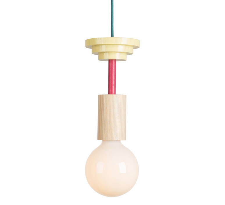 Junit mentis julia mulling et niklas jessen schneid mentis natural wood fuchsia luminaire lighting design signed 24954 product