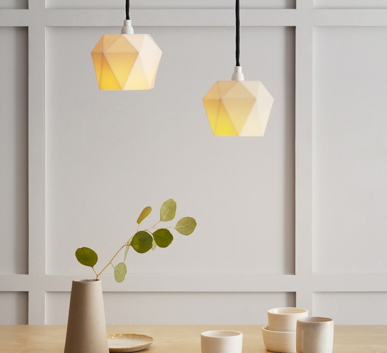 Suspension, [K1], blanc, Ø12cm, H12cm GANTLights Luminaires Nedgis