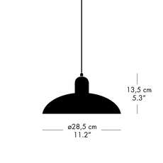 Kaiser idell 6722 p christian dell suspension pendant light  fritz hansen 94721908  design signed nedgis 202148 thumb