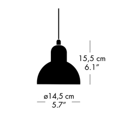 Kaiser idell 6722 p christian dell suspension pendant light  fritz hansen 94721212  design signed nedgis 112728 thumb