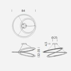 Kepler minor directe arihiro miyake suspension pendant light  nemo lighting kem lww 52   design signed nedgis 69219 thumb