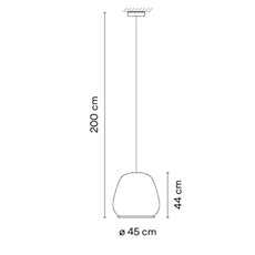 Knit 7450 meike harde suspension pendant light  vibia 745024 13  design signed nedgis 175035 thumb