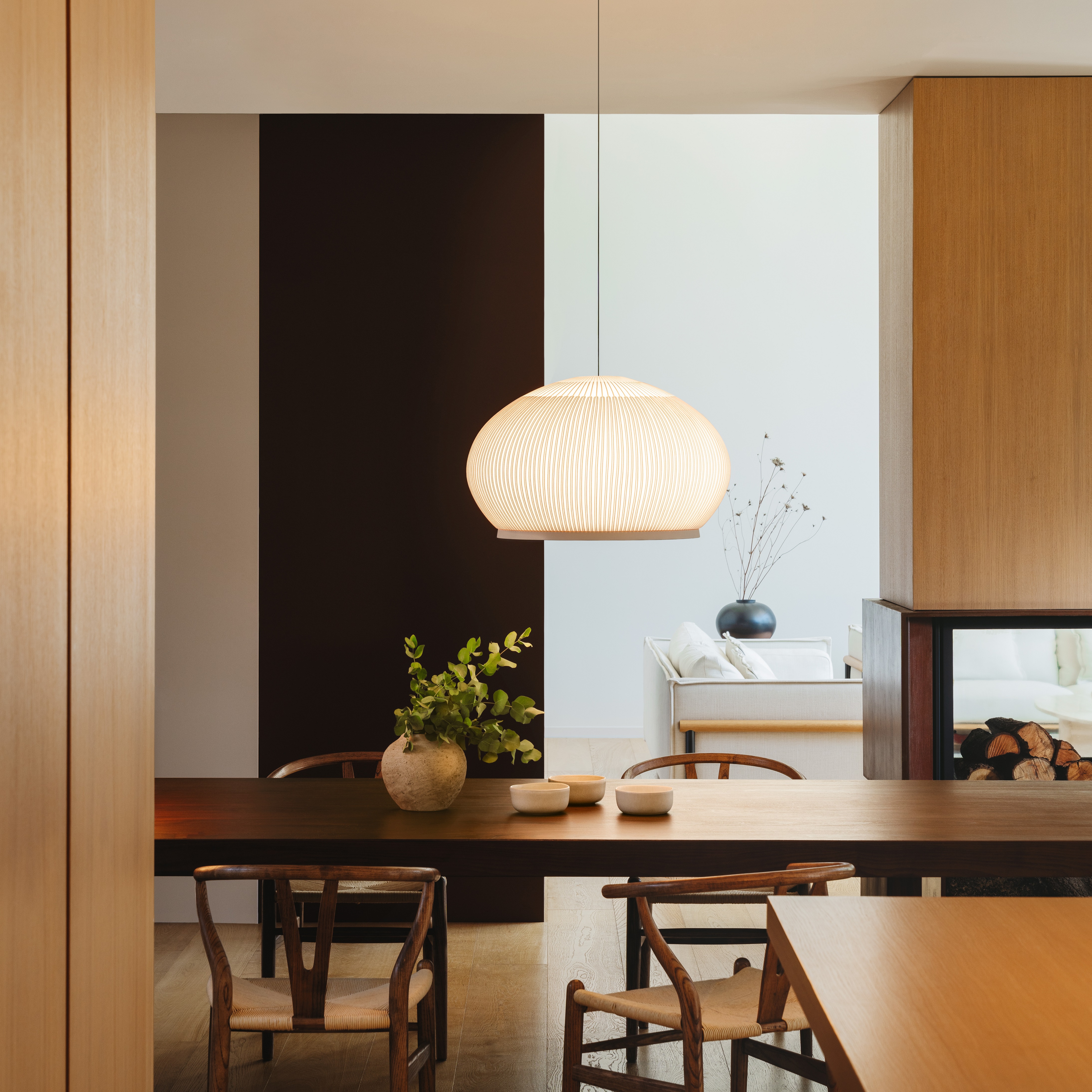 Hängeleuchte, Knit, 7470, beige, LED, dim, Dali, 2700K, 4782 lm  