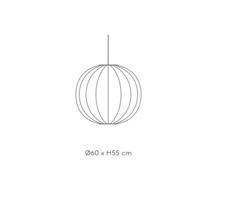 Knit wit rond iskos berlin suspension pendant light  made by hand kw60 ss  design signed nedgis 180949 product