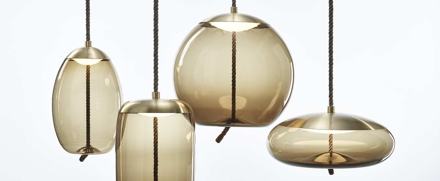 banner-image Suspension knot cilindro marron or o50cm brokis normal