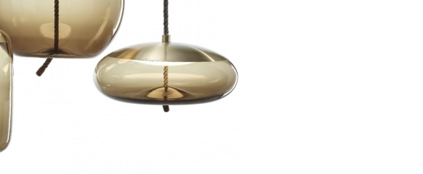 banner-image Suspension knot disco marron laiton h24 5cm brokis normal