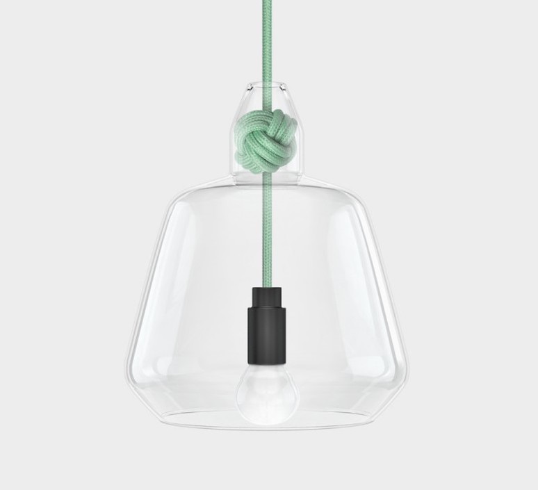 Knot large studio vitamin suspension pendant light  vitamin knot large vertmenthe  design signed 43076 product