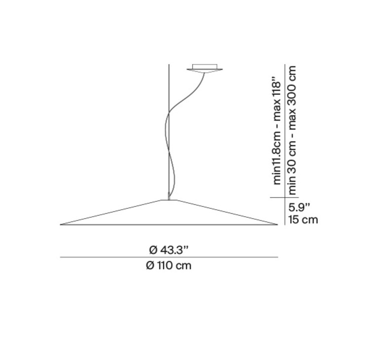 Koine version acoustique quel designer studio mandalaki suspension  luceplan 1a07nf86w005 1a070 02d001   design signed nedgis 187872 product