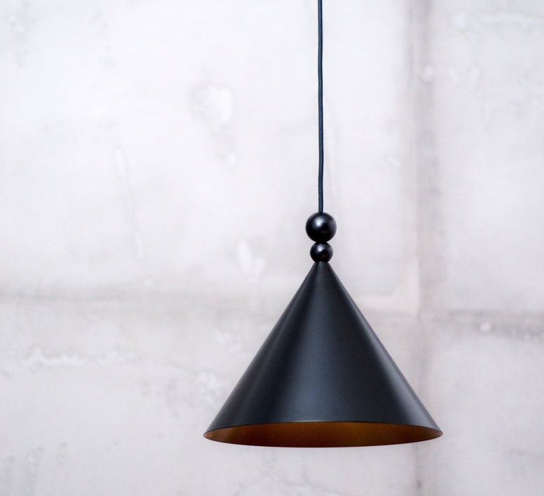 Konko quel designer cezary zadorozny suspension  loftlight konko jet black  design signed nedgis 197436 product