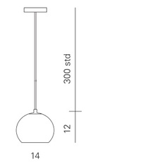 Kubric so single rosone massimiliano raggi suspension pendant light  contardi acam 002814  design signed nedgis 108174 thumb