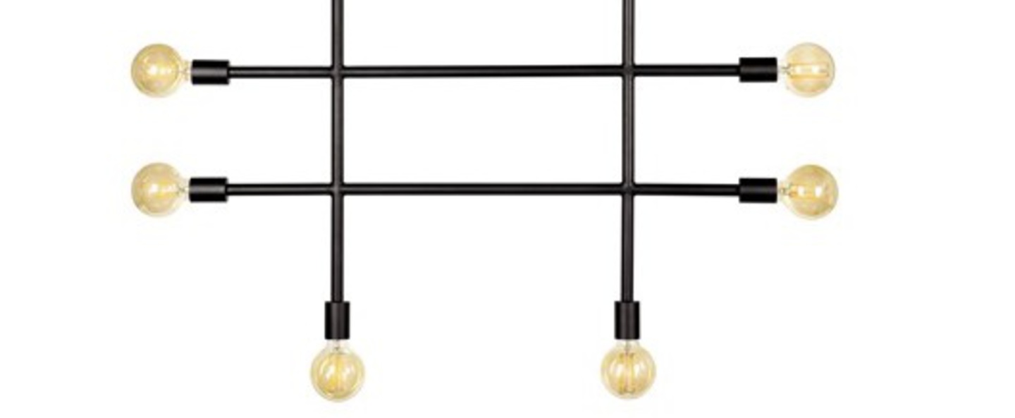 Suspension kvg 15 01 noir l100cm h70cm serax normal