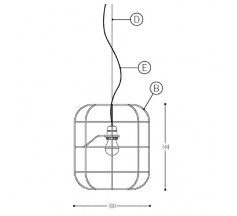 La cage  stefan schoning suspension pendant light  dark 600 101 005 01 03  design signed nedgis 69469 product