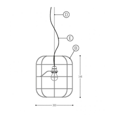 La cage  stefan schoning suspension pendant light  dark 600 101 005 01 03  design signed nedgis 69469 thumb