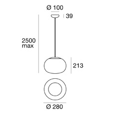 La mariee mirco crosatto suspension pendant light  stilnovo 8625  design signed nedgis 173565 thumb