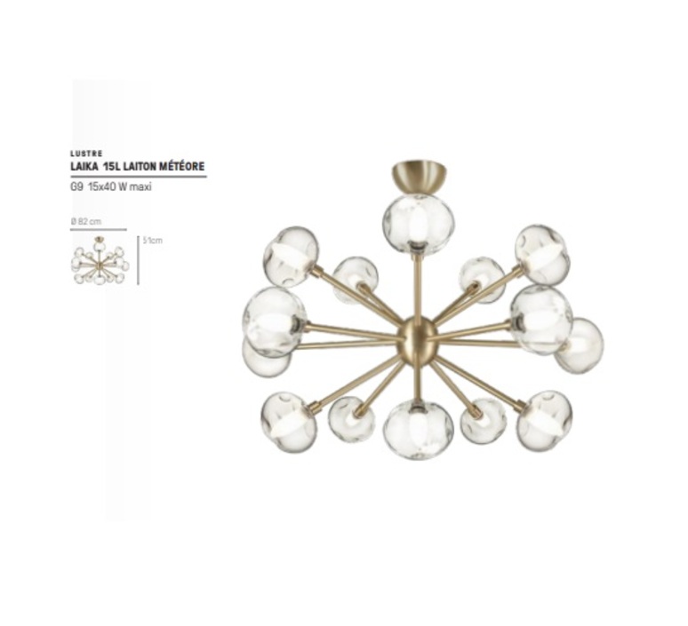 Laika  suspension pendant light  cvl lulaik15sametec  design signed nedgis 119931 product