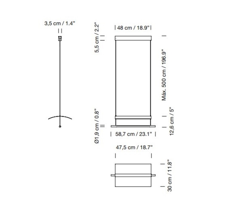 Lamina 45  suspension  santa cole lampa01  design signed nedgis 214001 product