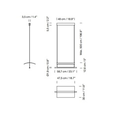 Lamina 45  suspension  santa cole lampa01  design signed nedgis 214001 thumb