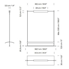 Lamina 85  suspension  santa cole lampc01  design signed nedgis 212900 thumb