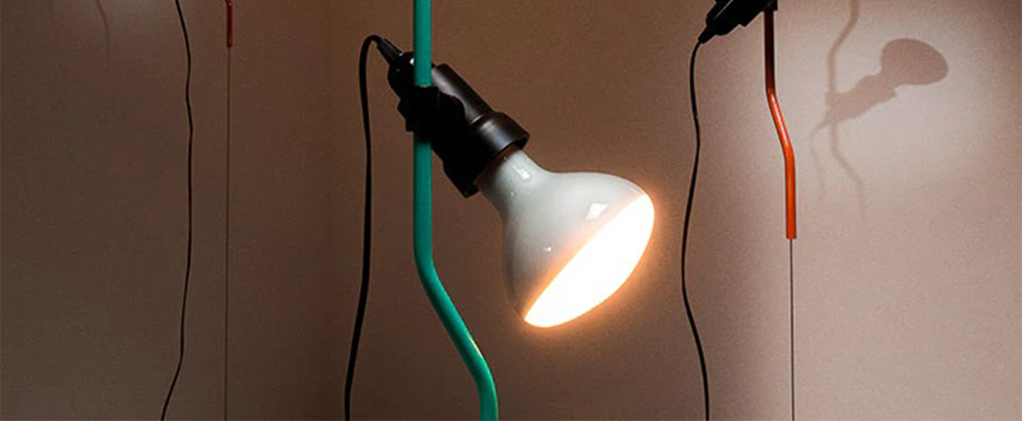 banner-image Suspension lampadaire parentesi 50 bleu turquoise o11cm h400cm flos normal
