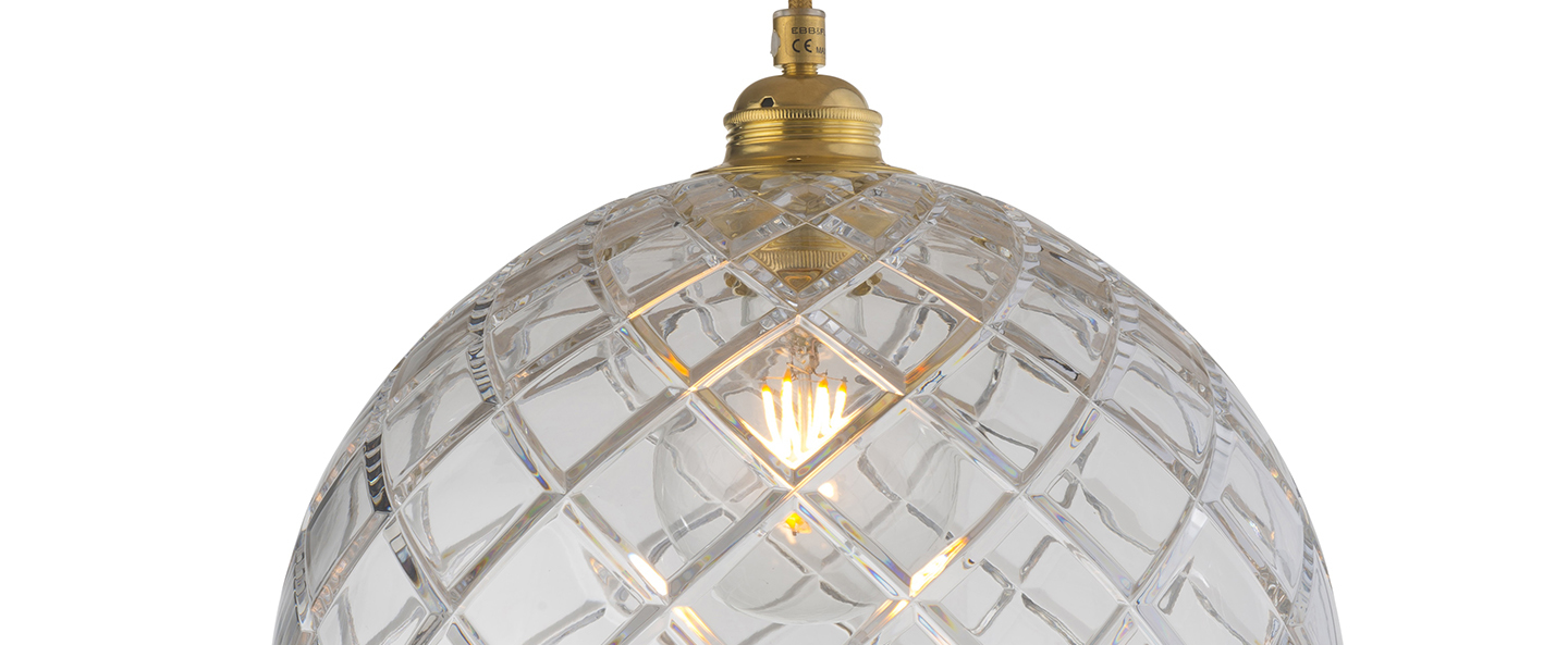 banner-image Suspension large check crystal rowan 28 transparent or o28cm h28cm ebb and flow normal