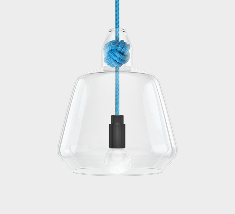 Large knot  studio vitamin vitamin large knot blue luminaire lighting design signed 34847 product