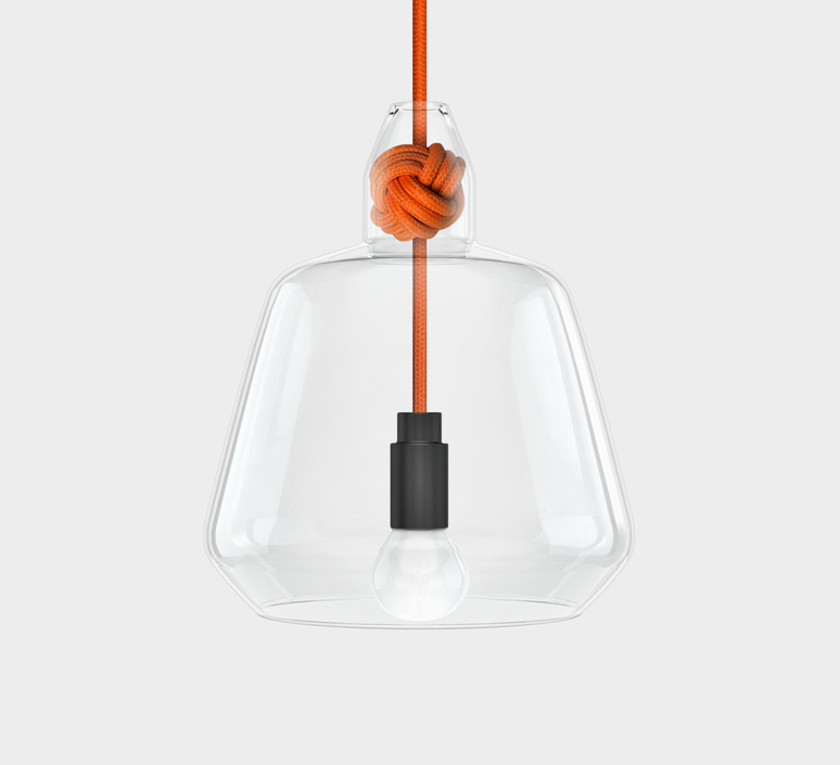 Large knot  studio vitamin vitamin large knot orange luminaire lighting design signed 34850 product