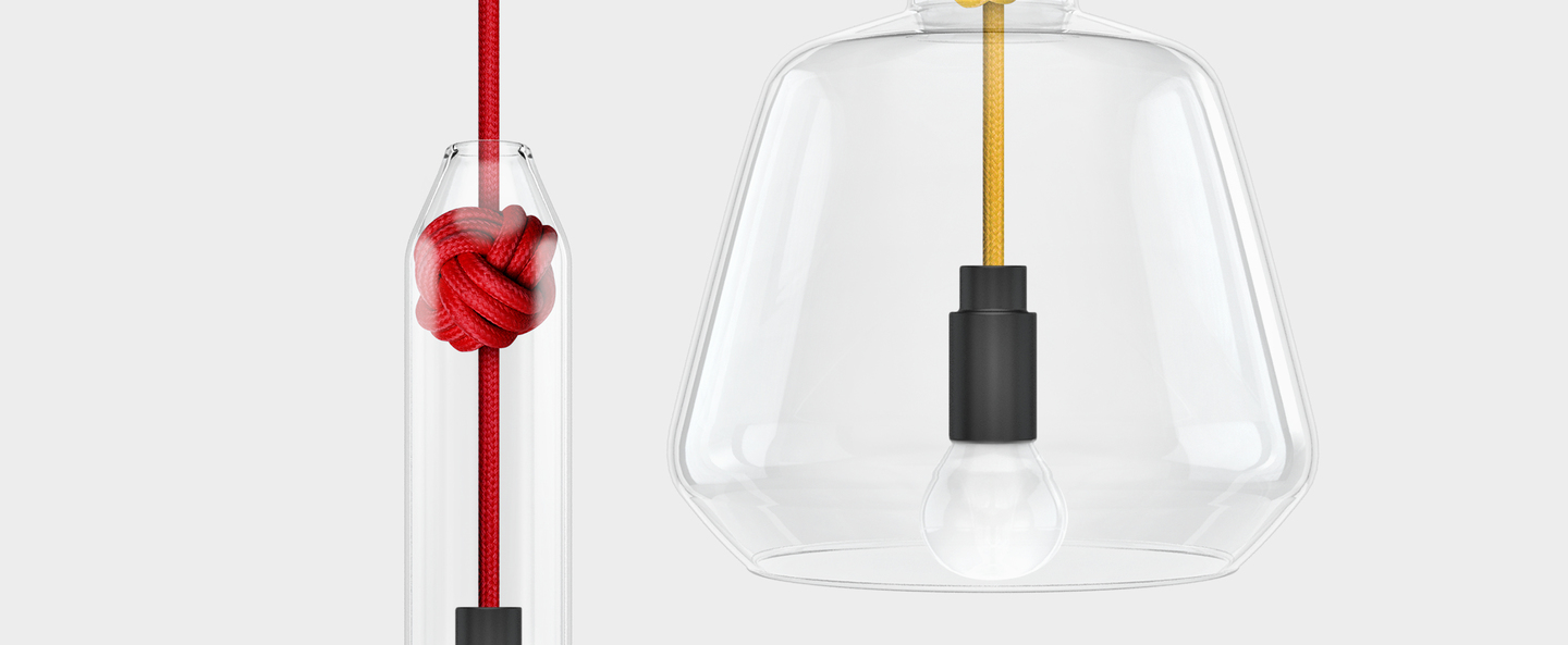 banner-image Suspension large knot rouge h22 4cm vitamin normal