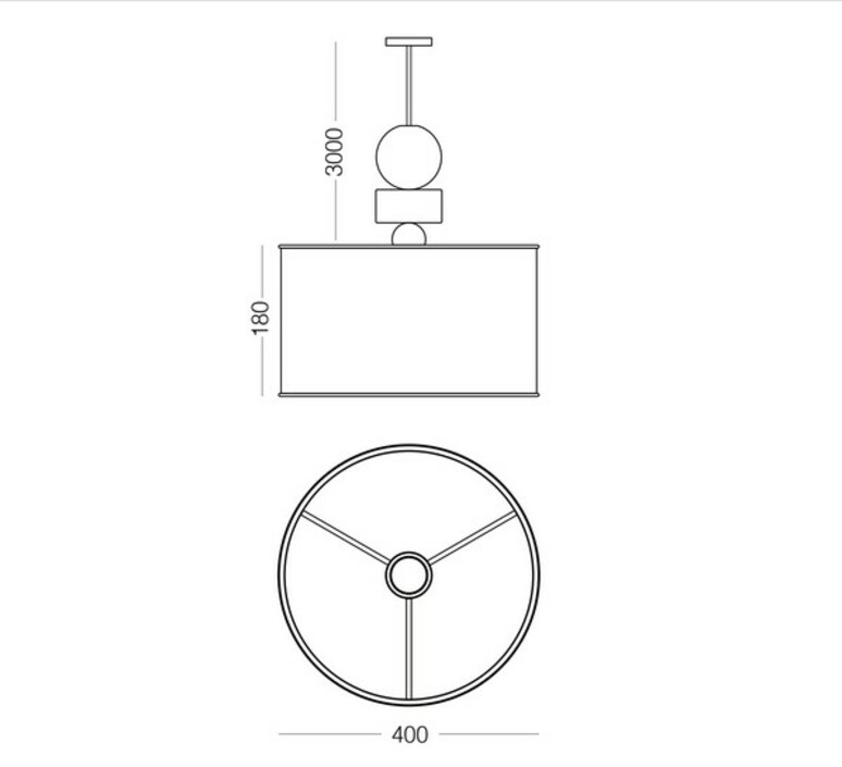 Large spiedino  suspension  emko sph40white  design signed nedgis 203624 product