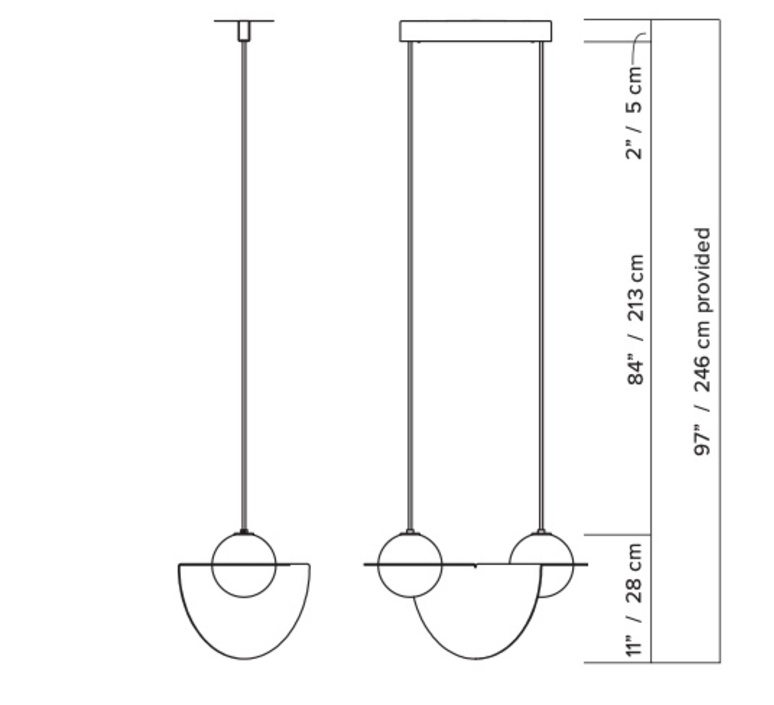 Laurent 01 studio lambert fils suspension pendant light  lambert fils lrt01awbkbkbkbk  design signed nedgis 114508 product