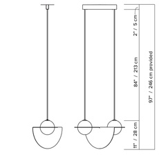 Laurent 01 studio lambert fils suspension pendant light  lambert fils lrt01awbkbkbkbk  design signed nedgis 114508 thumb