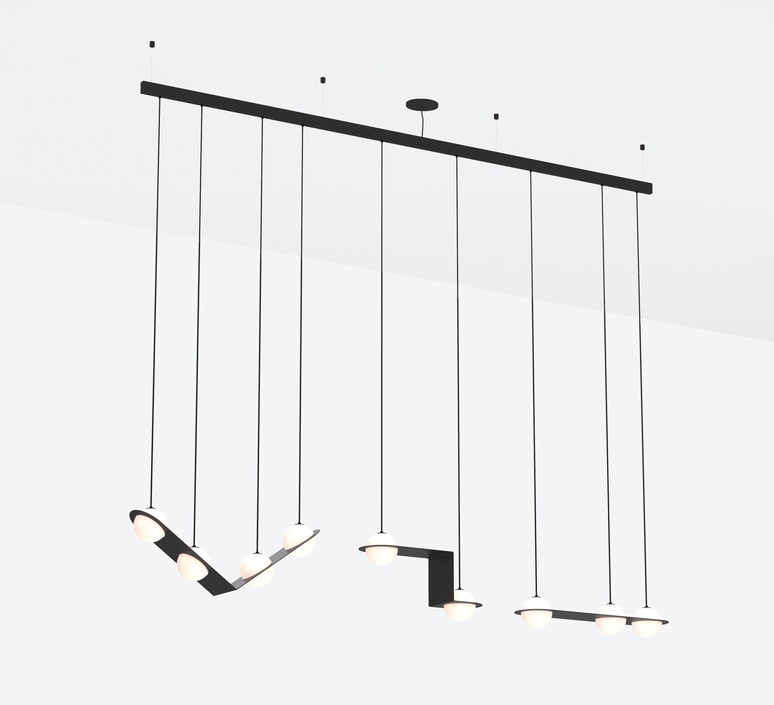 Laurent 13 studio lambert fils suspension pendant light  lambert fils lrt13bkbkbkbk  design signed nedgis 114515 product