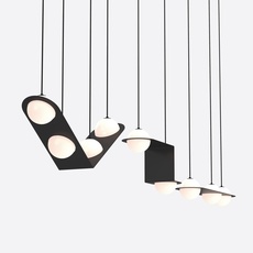 Laurent 13 studio lambert fils suspension pendant light  lambert fils lrt13bkbkbkbk  design signed nedgis 114518 thumb