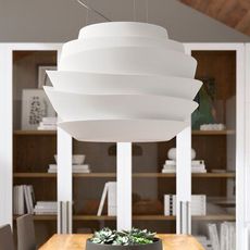 Hängeleuchte, Rituals XL, weiß, Ø40cm, H41cm - Foscarini - Nedgis-Leuchten