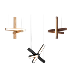 Led cross 40 mikko karkkainen suspension pendant light  tunto ledcross noyer  design signed 46221 thumb