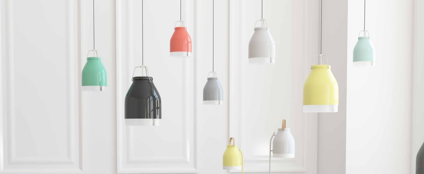 banner-image Suspension led wifi cowbell bleu vert h21cm ilomio normal