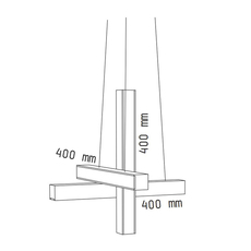 Led40 cross mikko karkkainen suspension pendant light  tunto l40modo cr  design signed nedgis 125352 thumb